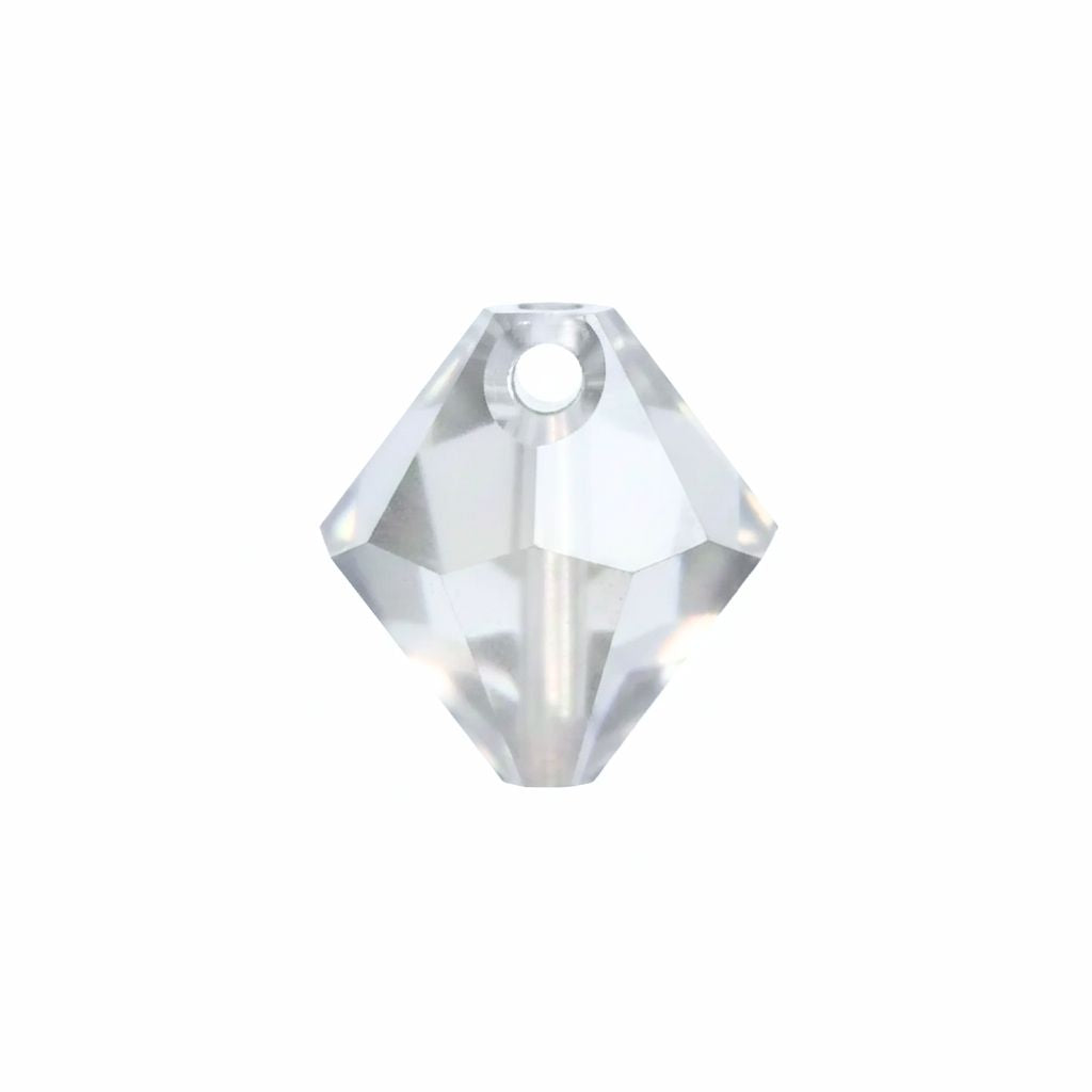 Swarovski 10mm Top Drill Bicone - Crystal (pk6)