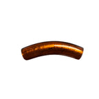 Murano Glass Curved Tube Beads – 35x7mm Handcrafted Italian Enchantment (Sold by the Piece)