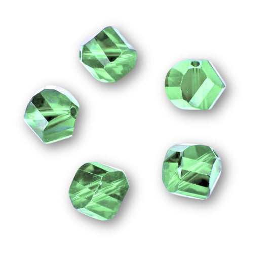 Swarovski 4mm Helix - Peridot (10 Pack)  No longer in Production