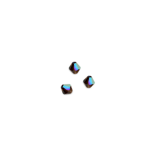 Swarovski 6mm Bicone - Mocca AB (10 Pack) XILION