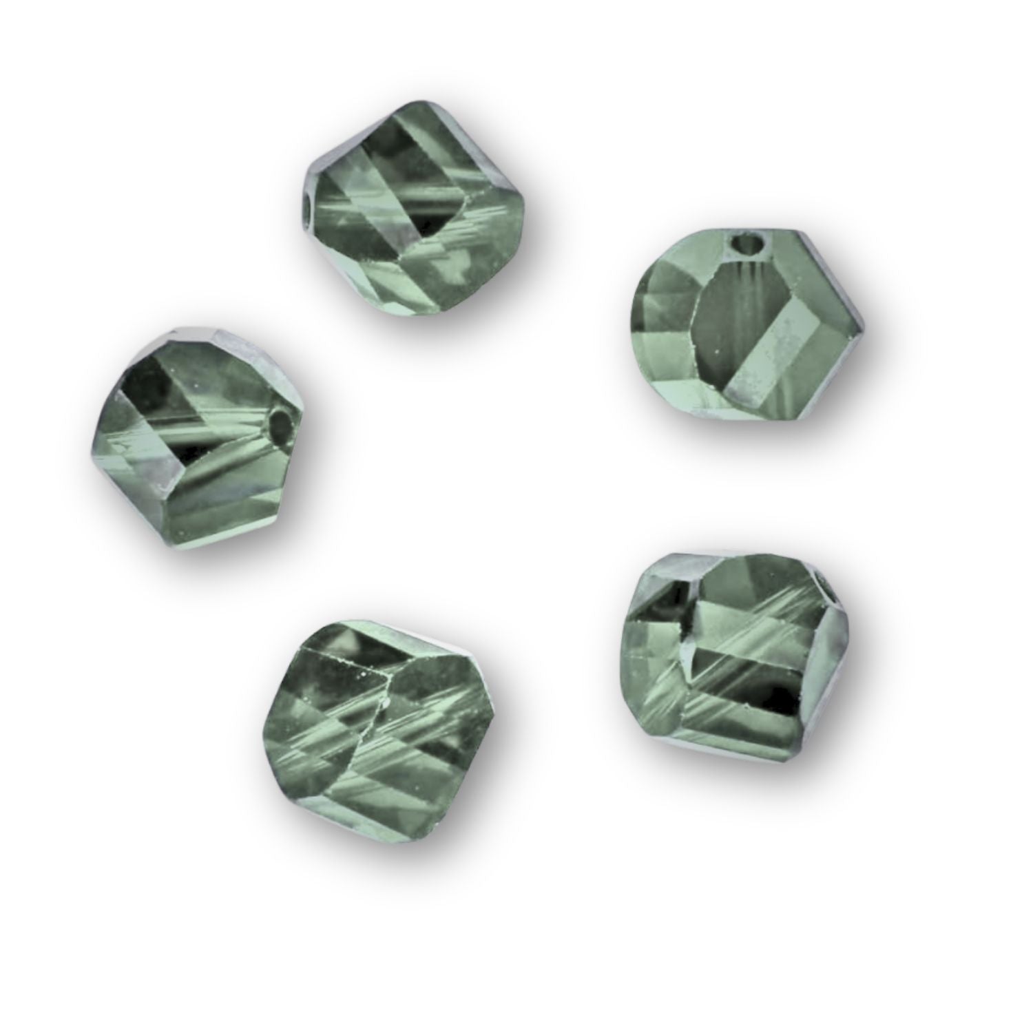 Swarovski 6mm Helix - Black Diamond (10 Pack) No longer in Production