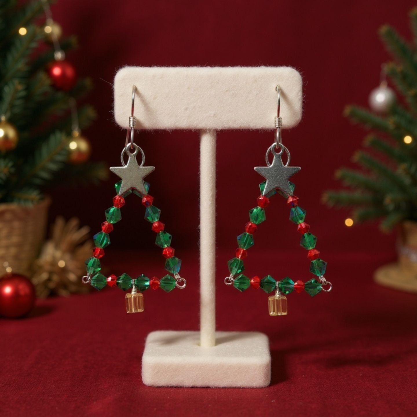 Shining Star Christmas Tree Earring Kit