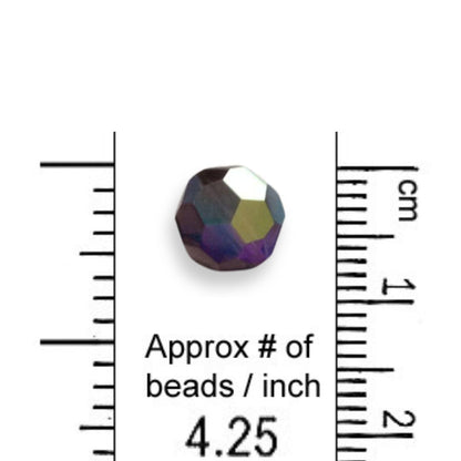 Swarovski 8mm Round - Mocca AB (10 Pack) No longer in Production