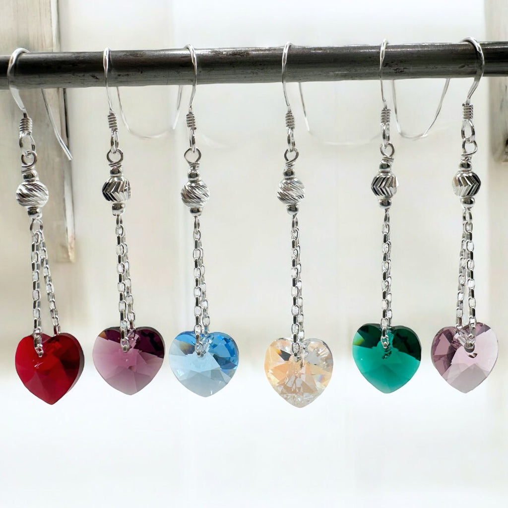Birthstone Heart Earring Kit