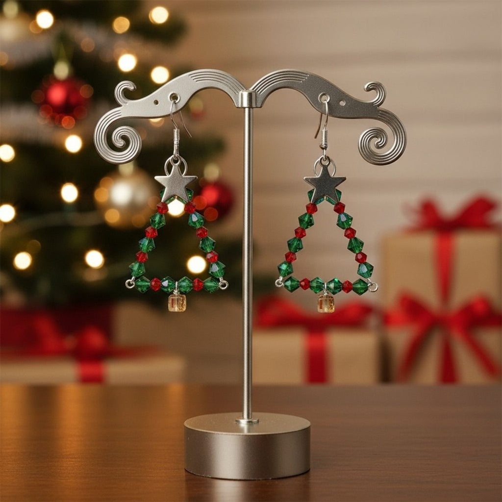 Shining Star Christmas Tree Earring Kit