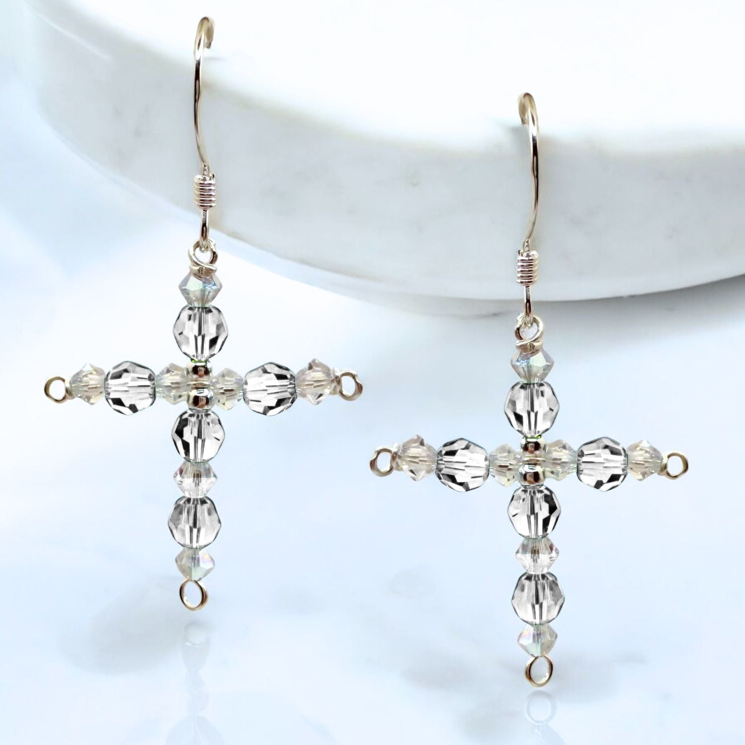 Crystal Cross Birthstone Earring Kit