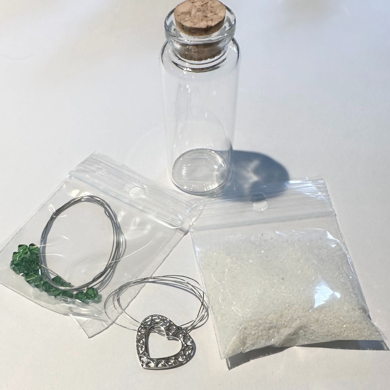 Build a Bouquet  - Base Kit (Vase, Sand, Charm and Swarovski Greenery)