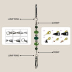 👜✨ Beaded Purse Keychain Tether Kit – Sparkly Grab & Go Magic! ✨👜