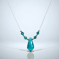 Beautiful Blue Zircon Necklace Kit