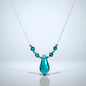 Beautiful Blue Zircon Necklace Kit
