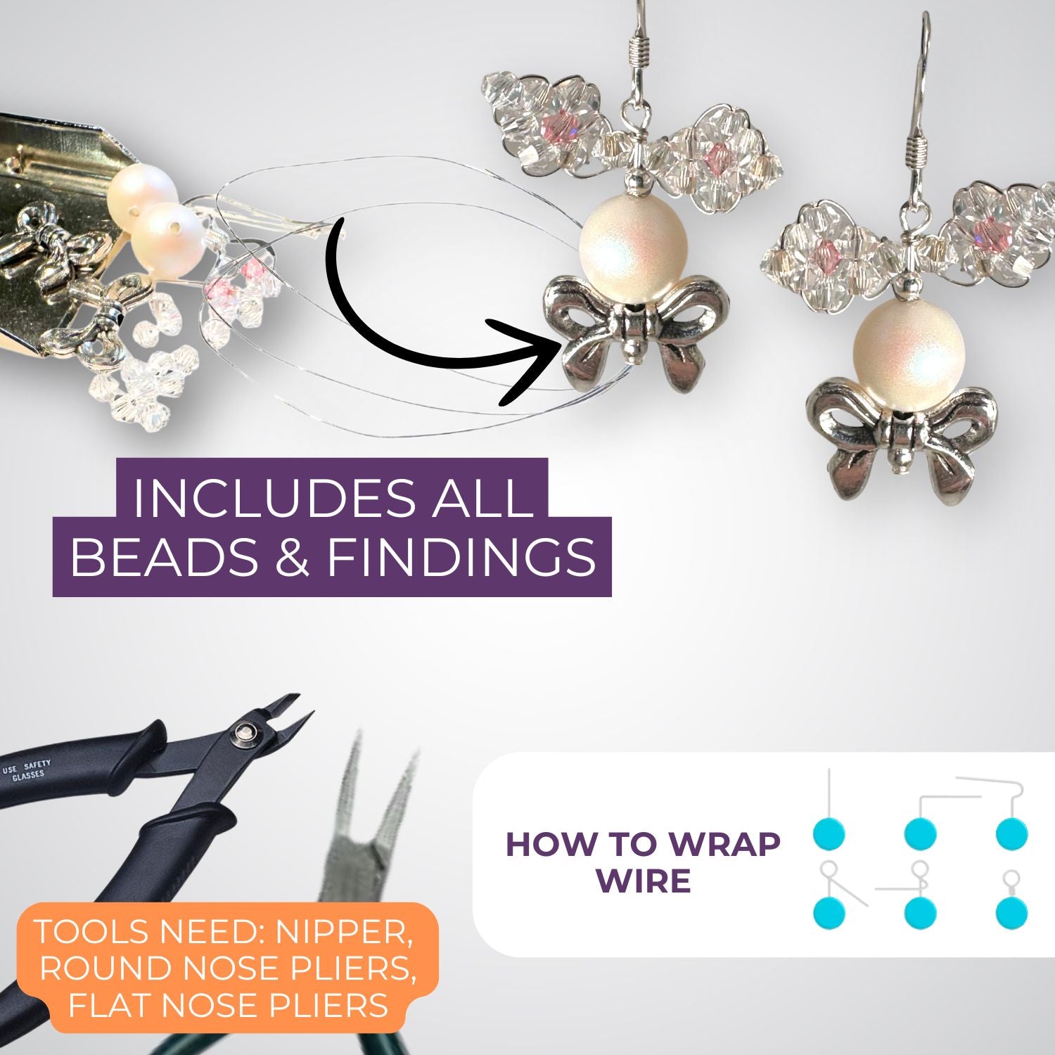 Bow the Bunny Earring Kit