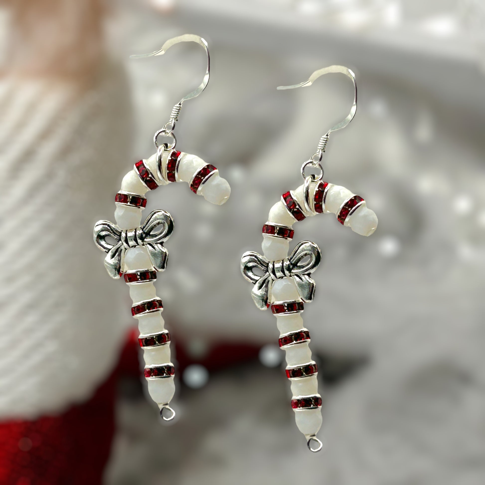 Candy Cane Christmas Earring Kit