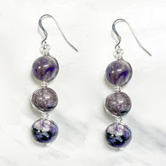 Gemstone Wrap-up Earrings (Ready to Wear)