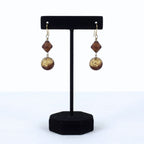 Chocolate and Gold Murano Earring Kit – Luxurious Italian Elegance!