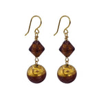 Chocolate and Gold Murano Earring Kit – Luxurious Italian Elegance!