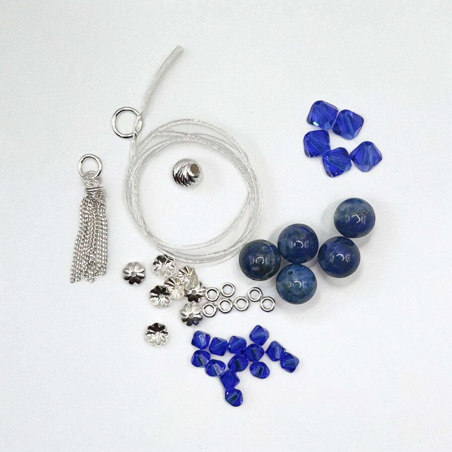 Components for one of our bracelet making kits