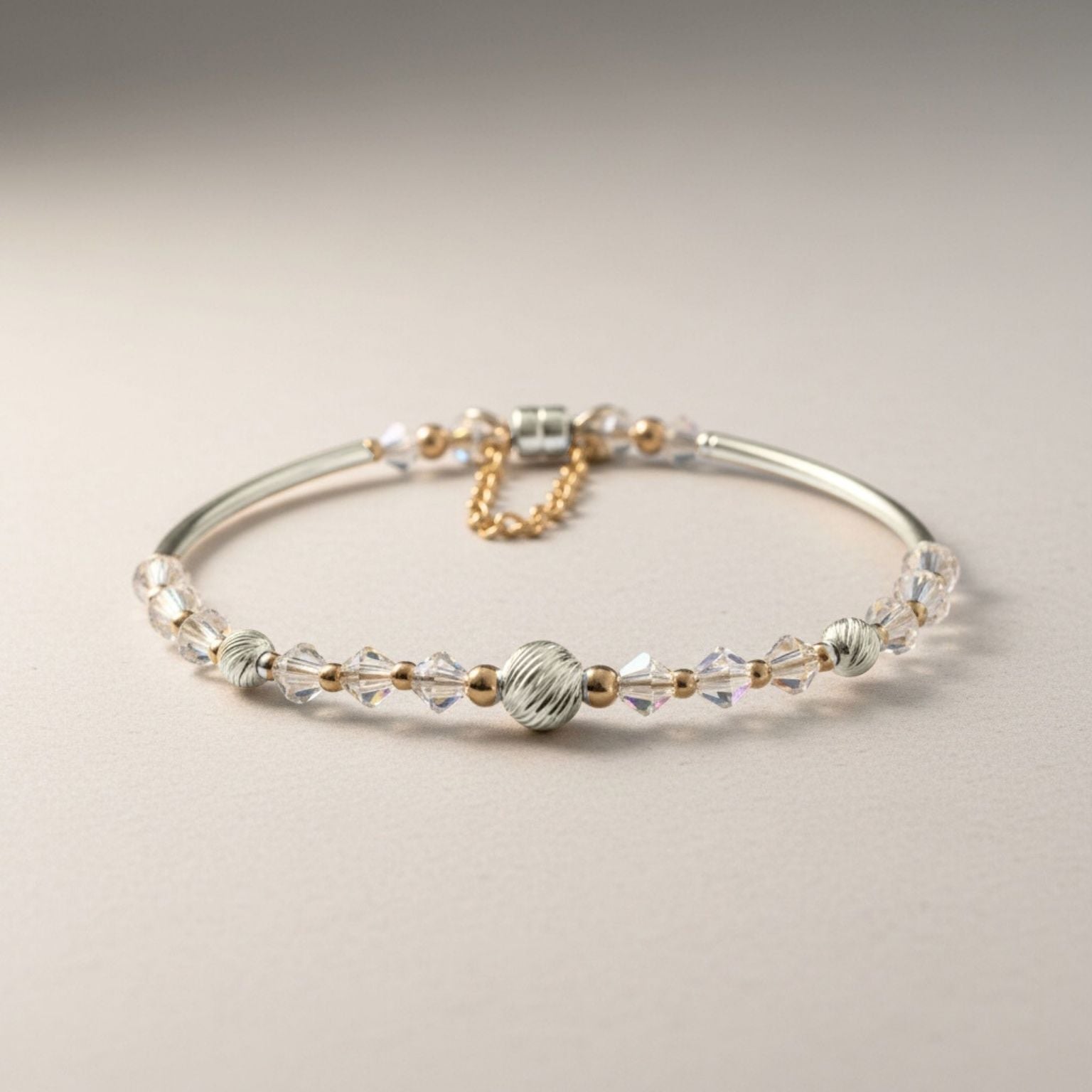 Crystal Shimmer Bangle Bracelet Kit