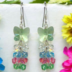 Crystal Butterflies Earrings (Ready to Wear)