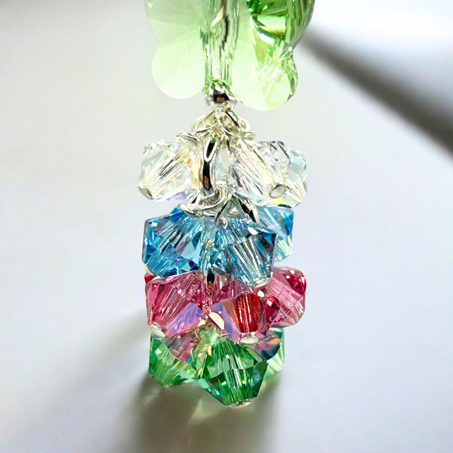 Crystal Butterflies Earrings (Ready to Wear)