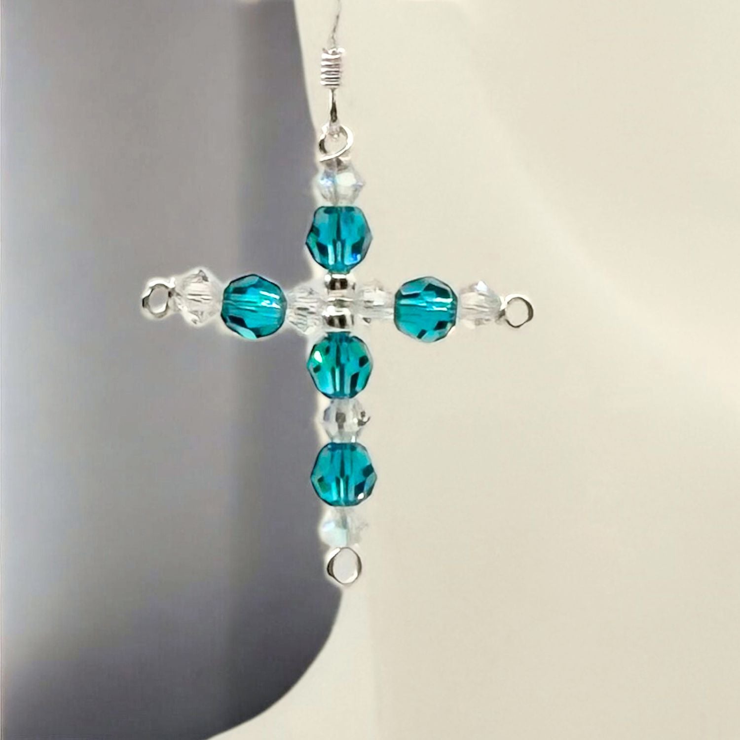 Crystal Cross Birthstone Earring Kit
