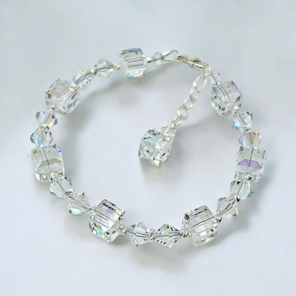 Swarovski Moonlit Cube Bracelet (Ready to Wear)