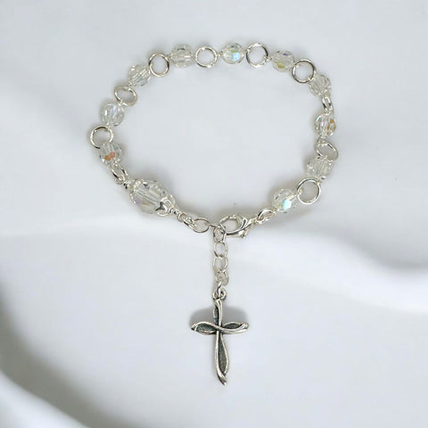 Crystal Rosary Bracelet (Ready to Wear)