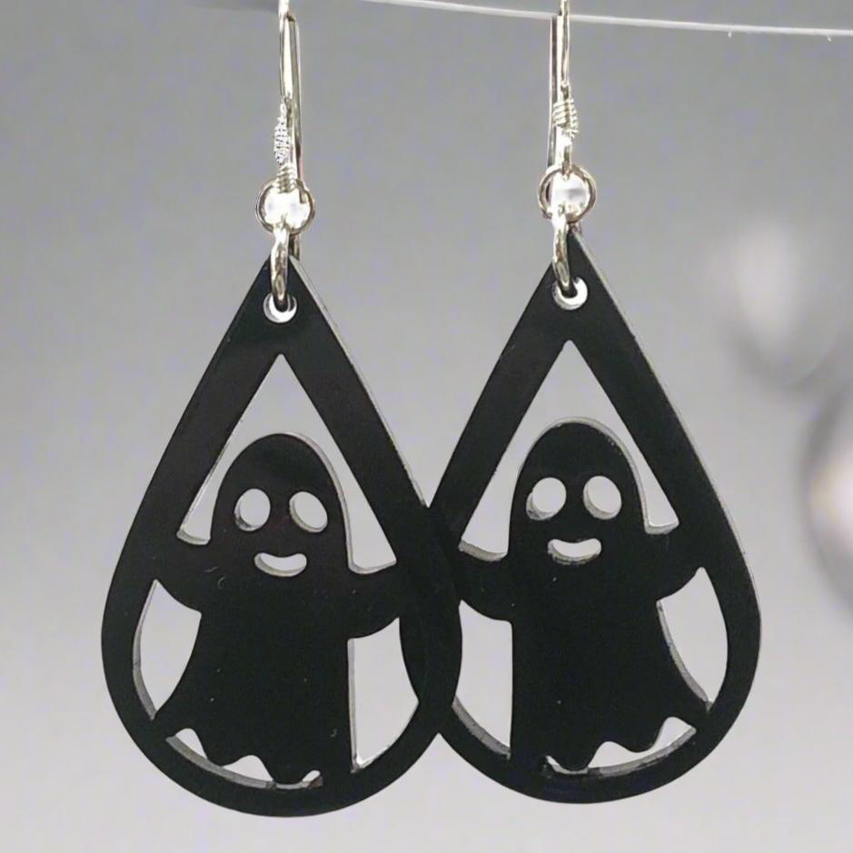 Bootiful Ghost Halloween Earrings