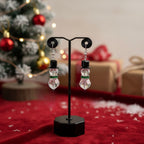 ☃️✨ Emerald Snowman Christmas Earring Kit – Classic Holiday Sparkle! ✨☃️