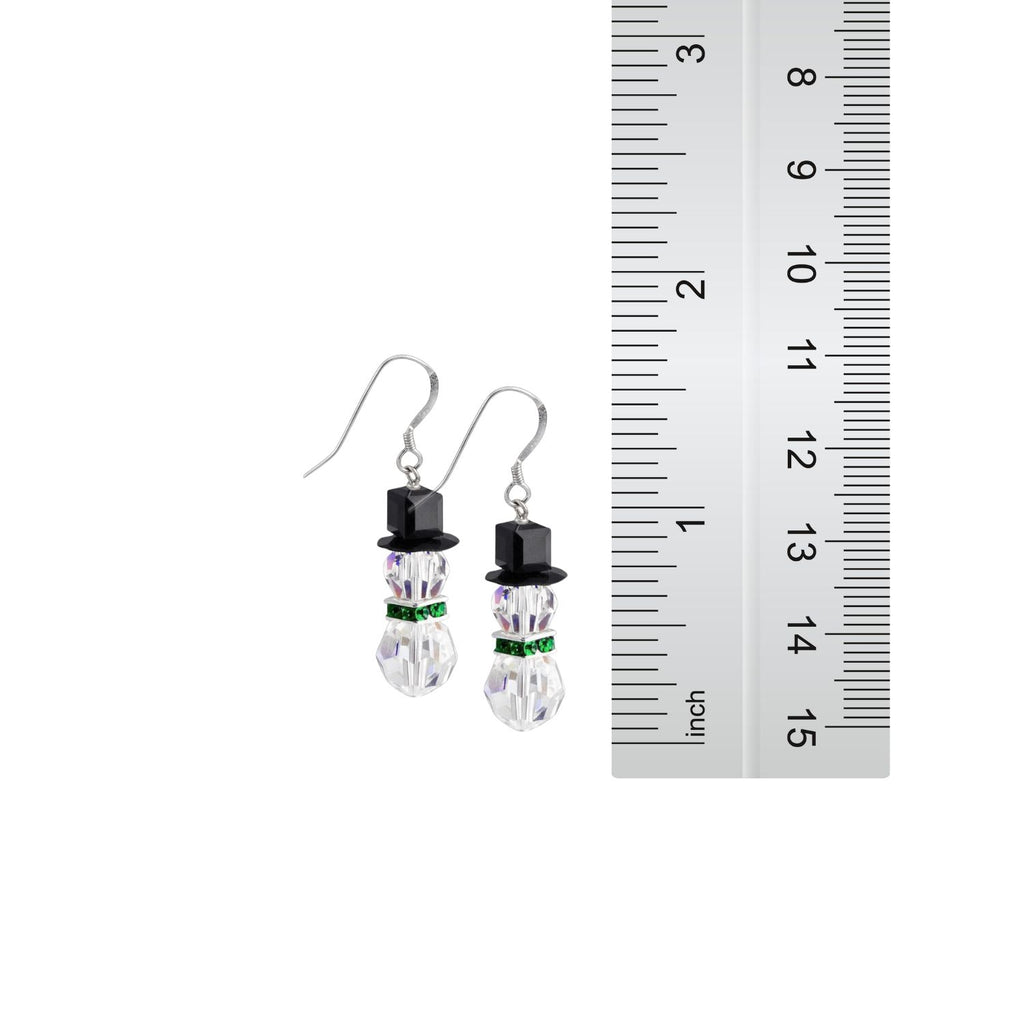 ☃️✨ Emerald Snowman Christmas Earring Kit – Classic Holiday Sparkle! ✨☃️