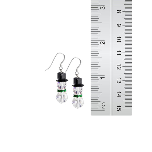 ☃️✨ Emerald Snowman Christmas Earring Kit – Classic Holiday Sparkle! ✨☃️