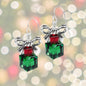 Christmas Present Earring Kit (Siam AB and Emerald)