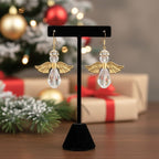 Crystal Golden Angel Earring Kit