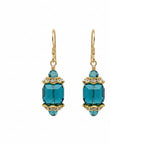 Golden Blue Zircon Earring Kit