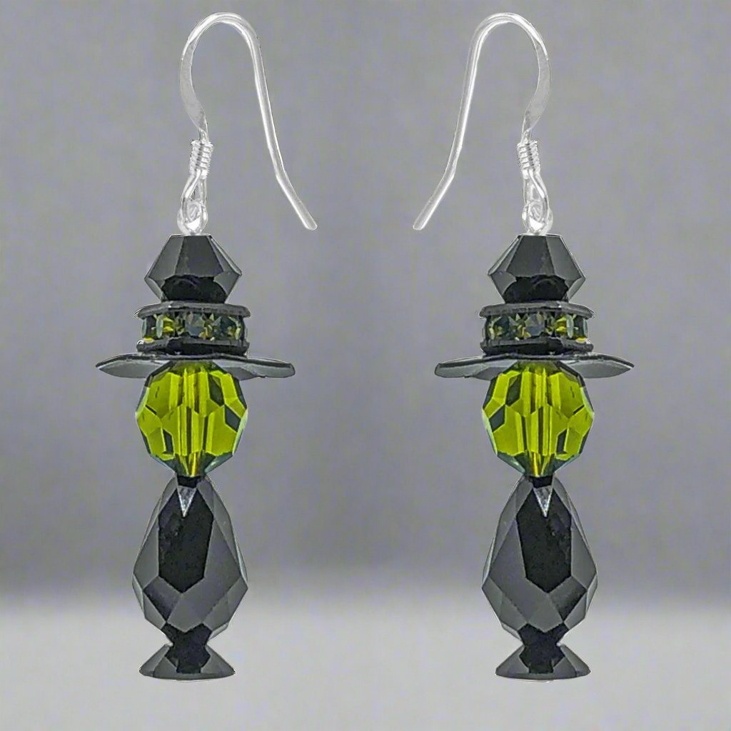 Wicked Witch Halloween Earrings