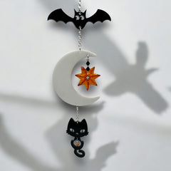 Moonlit Whiskers and Wings Halloween Suncatcher Kit