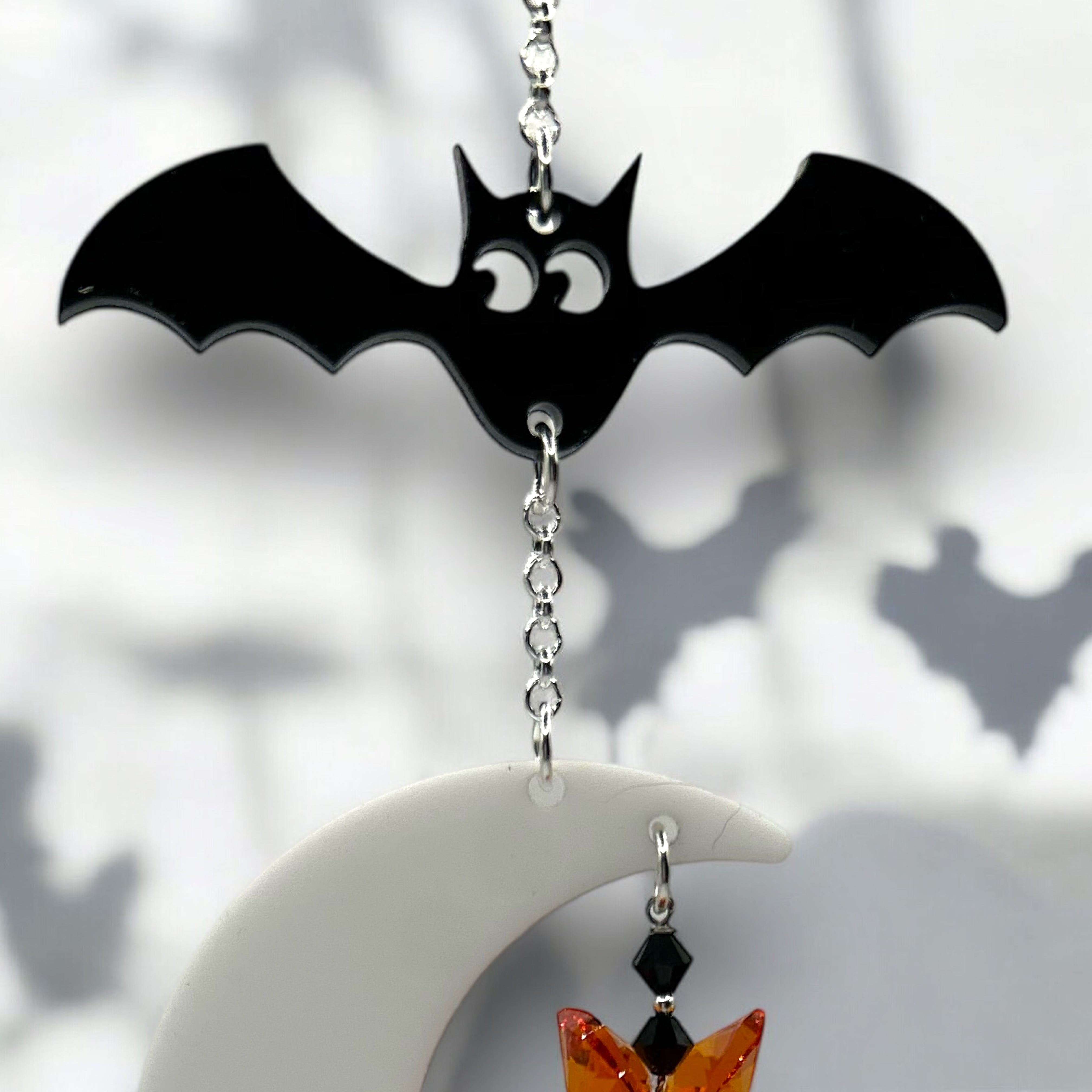 Moonlit Whiskers and Wings Halloween Suncatcher Kit