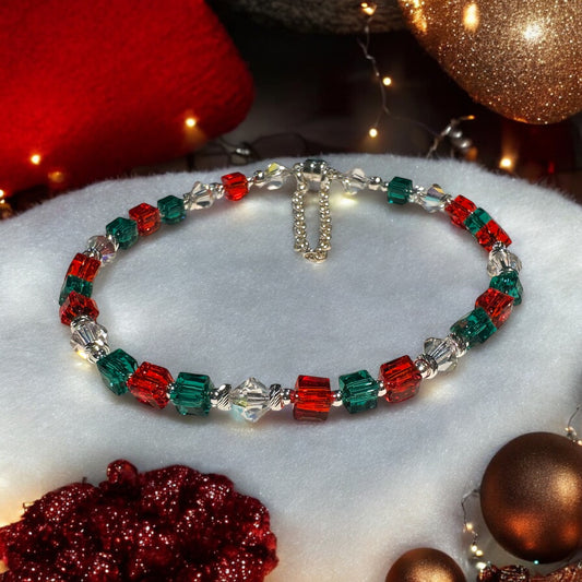 Christmas Cube Bracelet (Ready to Wear)