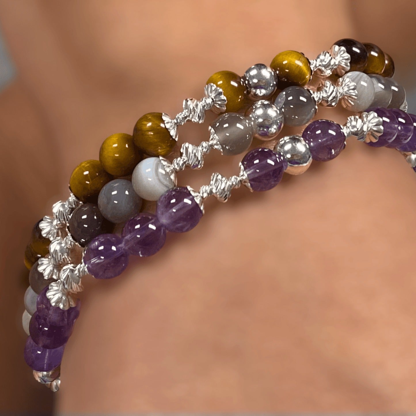 Bracelet Kit - Gemstone Stack Bracelet