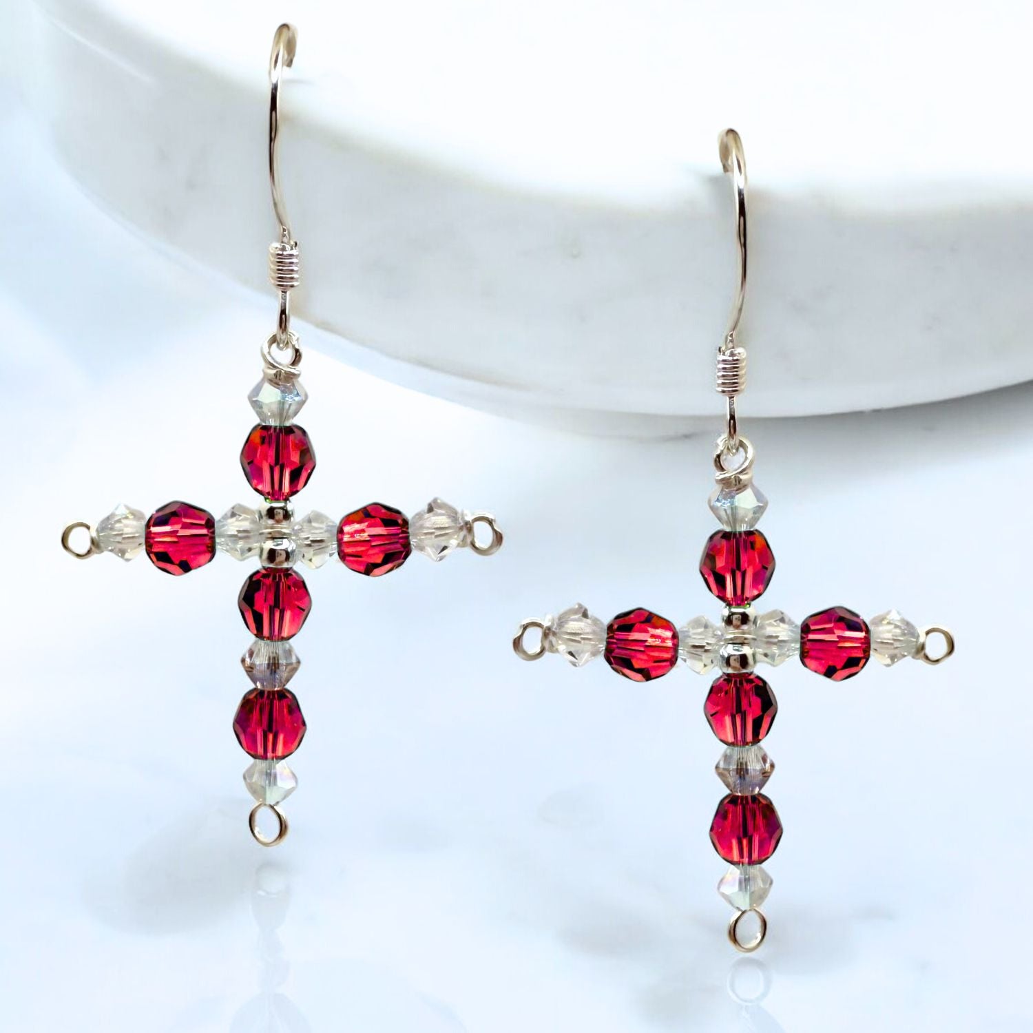 Crystal Cross Birthstone Earring Kit