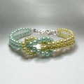 Knots of Pearls Bracelet Kit - Mint with Yellow