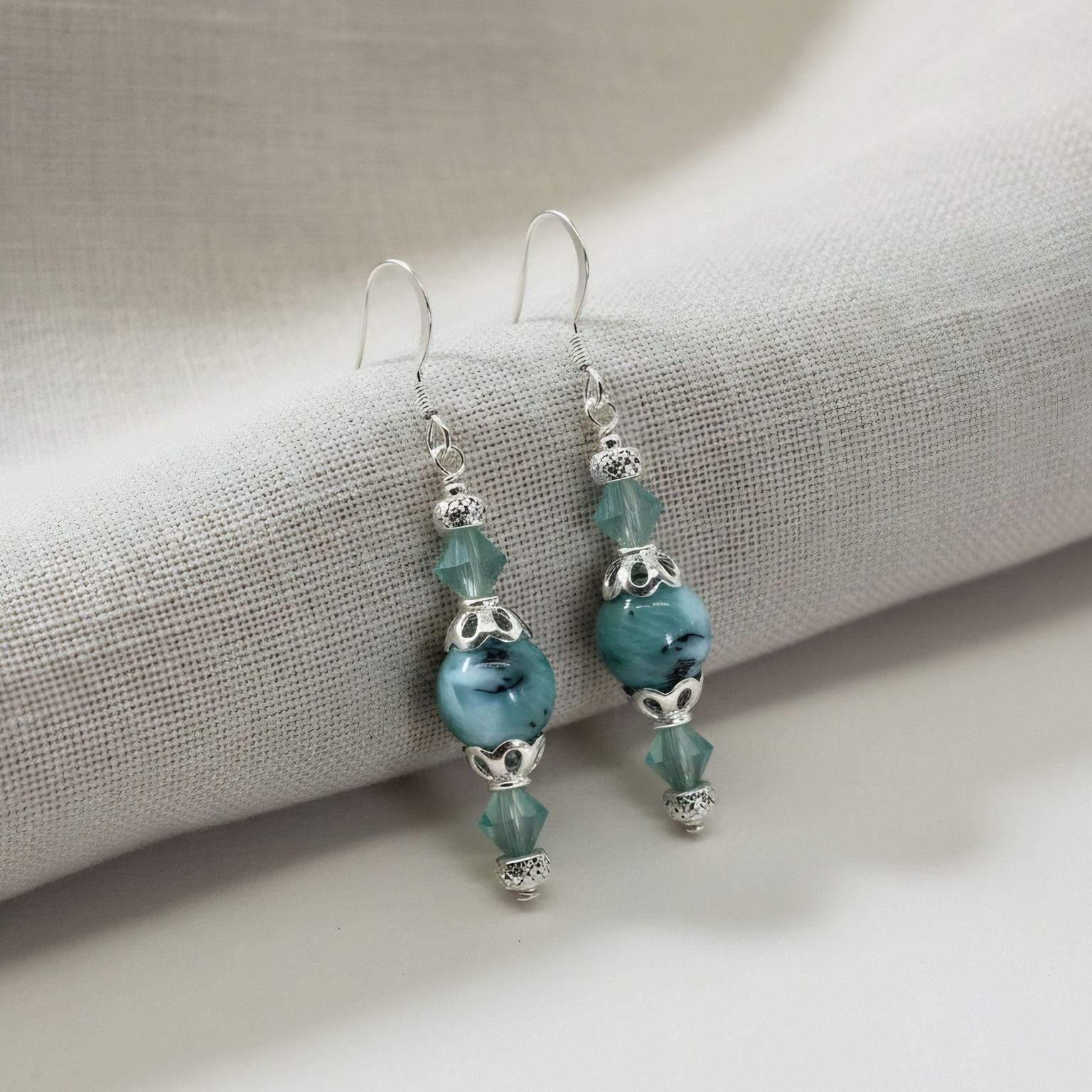 Larimar Drop Earring Kit