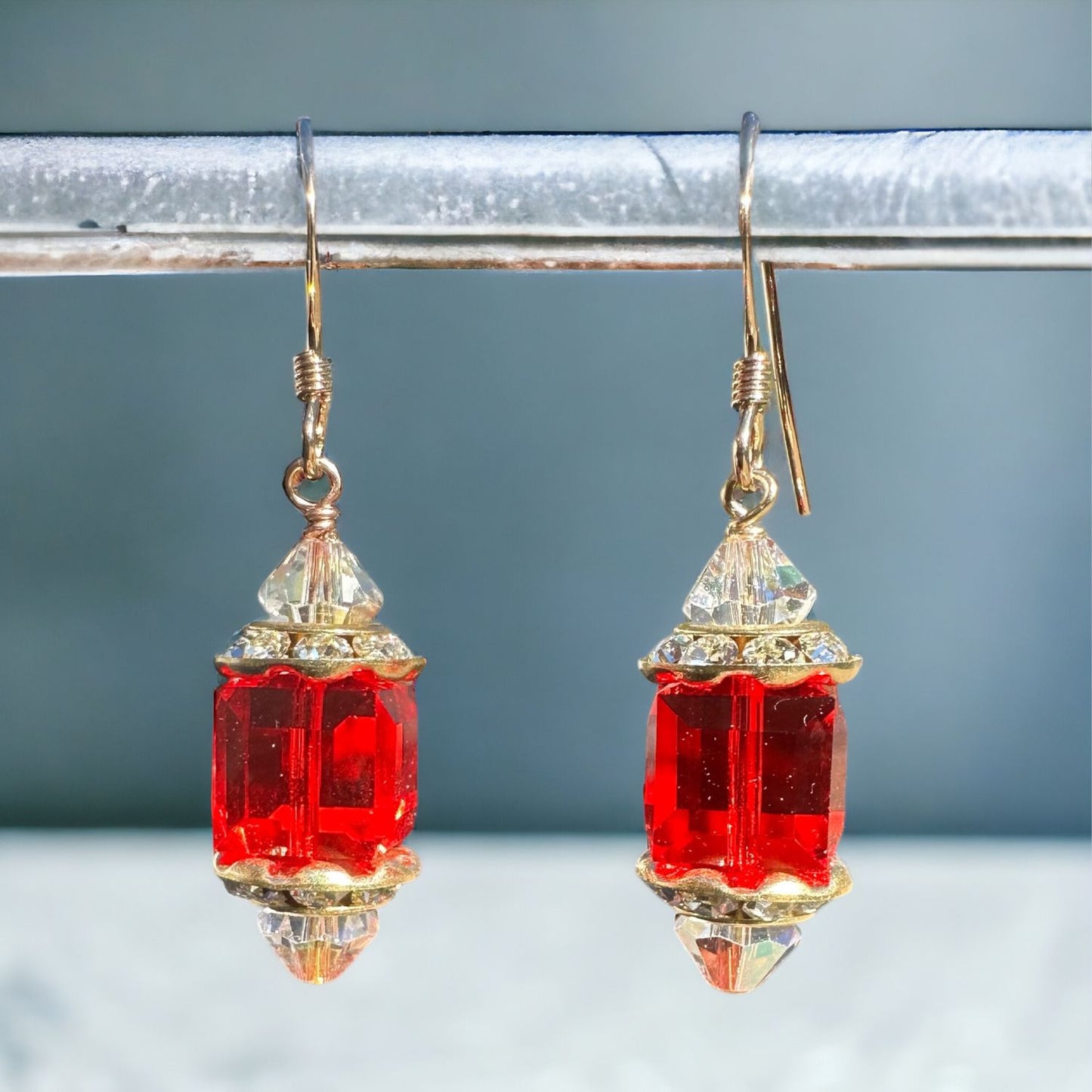 Lovely Lantern Earrings (Ready to Wear)