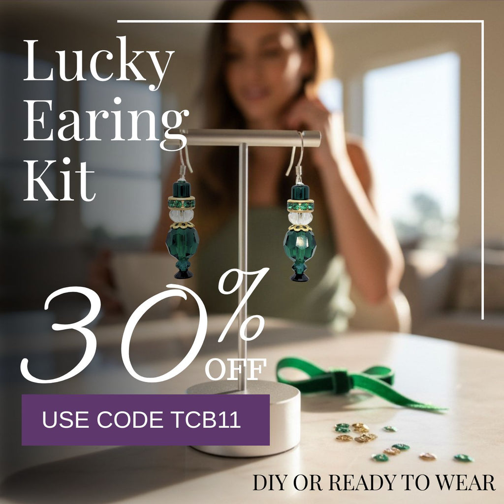 Lucky the Leprechaun Earring Kit - DIY St. Patrick's Day Jewelry