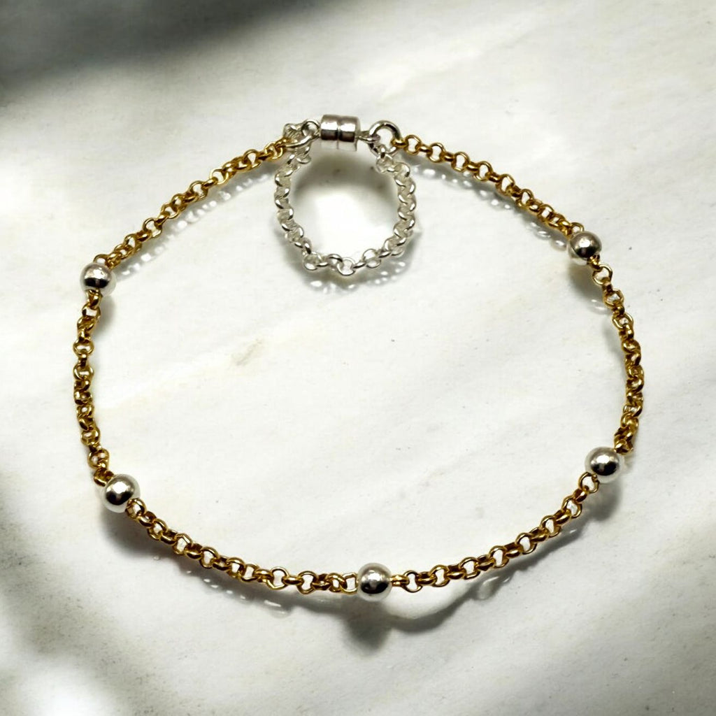 Mixed Metal Chain Bracelet Kit