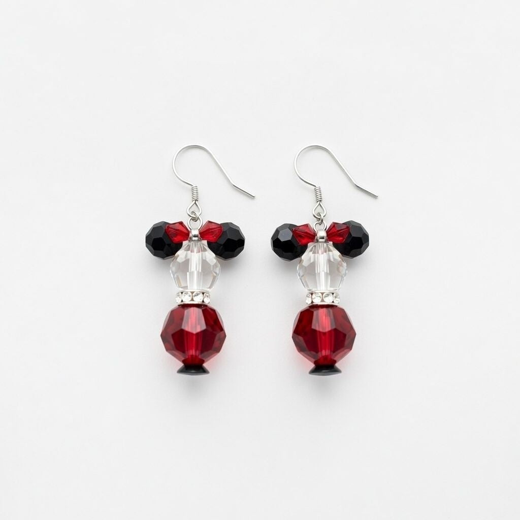 DIY Mouse in the House Earring Kit (With Bow)