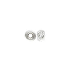 .925 Sterling Silver Multi-Cut Rondelle Beads