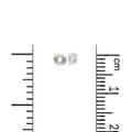 .925 Sterling Silver Multi-Cut Rondelle Beads