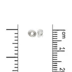 .925 Sterling Silver Multi-Cut Rondelle Beads