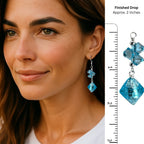 Murano Drop Earrings (Ready to Wear)