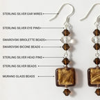 Shimmering Murano Drop Earring Kit